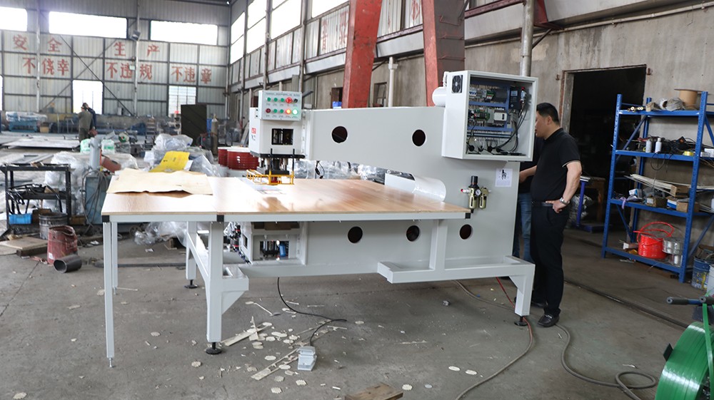 Veneer patching machine